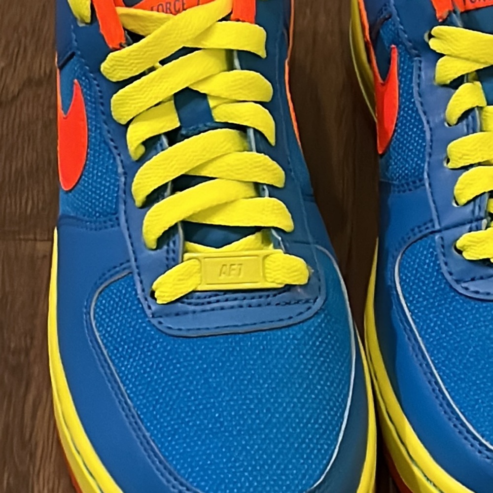 Nike Air Force 1 One GS Shoes Sneakers new 596728 424 Youth Boys Girls Size 5 - Picture 12 of 16